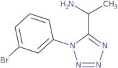 1-[1-(3-Bromophenyl)-1H-1,2,3,4-tetrazol-5-yl]ethan-1-amine