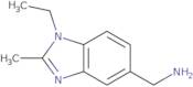 (1-Ethyl-2-methyl-1H-benzo[D]imidazol-5-yl)methanamine