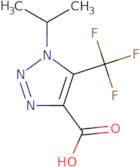 1-(Propan-2-yl)-5-(trifluoromethyl)-1H-1,2,3-triazole-4-carboxylic acid