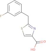 2-[(3-Fluorophenyl)methyl]-1,3-thiazole-4-carboxylic acid