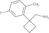 [1-(5-Fluoro-2-methylphenyl)cyclobutyl]methanamine