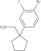 [1-(4-Bromo-3-fluorophenyl)cyclopentyl]methanamine