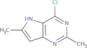 4-Chloro-2,6-dimethyl-5H-pyrrolo[3,2-d]pyrimidine