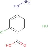 2-Chloro-4-hydrazinylbenzoic Acid Hydrochloride