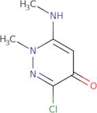 3-Chloro-1-methyl-6-(methylamino)-1,4-dihydropyridazin-4-one