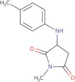 1-Methyl-3-[(4-methylphenyl)amino]pyrrolidine-2,5-dione