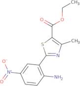 Ethyl 2-(2-amino-5-nitrophenyl)-4-methylthiazole-5-carboxylate