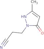 3-(5-Hydroxy-3-methylpyrazol-1-yl)propanenitrile