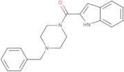 2-(4-benzylpiperazine-1-carbonyl)-1H-indole