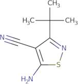 5-Amino-3-tert-butyl-1,2-thiazole-4-carbonitrile