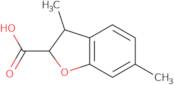 3,6-Dimethyl-2,3-dihydrobenzofuran-2-carboxylic acid