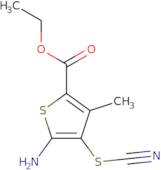 Ethyl 5-amino-4-(cyanosulfanyl)-3-methylthiophene-2-carboxylate