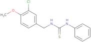 3-[(3-Chloro-4-methoxyphenyl)methyl]-1-phenylthiourea