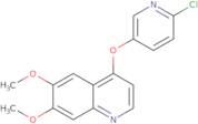 4-[(6-Chloropyridin-3-yl)oxy]-6,7-dimethoxyquinoline