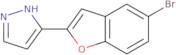 3-(5-Bromo-1-benzofuran-2-yl)-1H-pyrazole