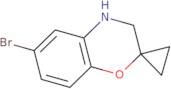 6-Bromo-3,4-dihydrospiro[1,4-benzoxazine-2,1'-cyclopropane]