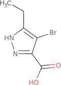 4-Bromo-3-ethyl-1H-pyrazole-5-carboxylic acid