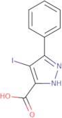 4-Iodo-3-phenyl-1H-pyrazole-5-carboxylic acid