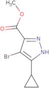 Methyl 4-bromo-5-cyclopropyl-1H-pyrazole-3-carboxylate