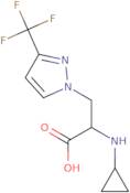 2-(Cyclopropylamino)-3-[3-(trifluoromethyl)-1H-pyrazol-1-yl]propanoic acid