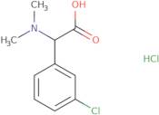 2-(3-Chlorophenyl)-2-(dimethylamino)acetic acid hydrochloride
