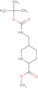 methyl 5-(((tert-butoxycarbonyl)amino)methyl)piperidine-2-carboxylate