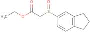 Ethyl 2-(2,3-dihydro-1H-indene-5-sulfinyl)acetate