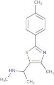 Methyl({1-[4-methyl-2-(4-methylphenyl)-1,3-thiazol-5-yl]ethyl})amine