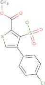 Methyl 4-(4-chlorophenyl)-3-(chlorosulfonyl)thiophene-2-carboxylate