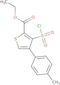 Ethyl 3-(chlorosulfonyl)-4-(4-methylphenyl)thiophene-2-carboxylate