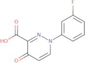 1-(3-Fluorophenyl)-4-oxo-1,4-dihydropyridazine-3-carboxylic acid