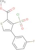 Methyl 3-(chlorosulfonyl)-4-(3-fluorophenyl)thiophene-2-carboxylate