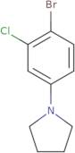 1-Bromo-2-chloro-4-pyrrolidinobenzene