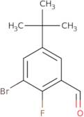 3-Bromo-5-t-butyl-2-fluorobenzaldehyde