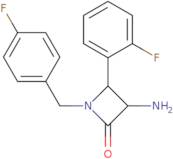 3-Amino-1-(4-fluorobenzyl)-4-(2-fluorophenyl)azetidin-2-one