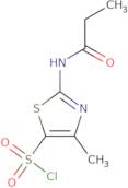 4-Methyl-2-propanamido-1,3-thiazole-5-sulfonyl chloride