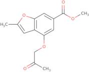 Methyl 2-methyl-4-(2-oxopropoxy)benzofuran-6-carboxylate