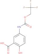 2-Hydroxy-5-{[(2,2,2-trifluoroethoxy)carbonyl]amino}benzoic acid