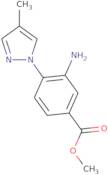 Methyl 3-amino-4-(4-methyl-1H-pyrazol-1-yl)benzoate