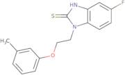 5-Fluoro-1-[2-(3-methylphenoxy)ethyl]-1H-1,3-benzodiazole-2-thiol