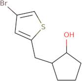 2-[(4-Bromothiophen-2-yl)methyl]cyclopentan-1-ol