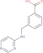 3-{[(Pyrimidin-4-yl)amino]methyl}benzoic acid