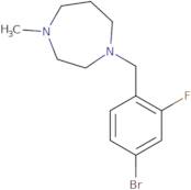 1-[(4-Bromo-2-fluorophenyl)methyl]-4-methyl-1,4-diazepane