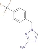 1-{[4-(Trifluoromethyl)phenyl]methyl}-1H-1,2,4-triazol-3-amine