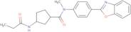 (1R,3S)-N-[4-(1,3-Benzoxazol-2-yl)phenyl]-N-methyl-3-propanamidocyclopentane-1-carboxamide