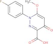 1-(4-Fluorophenyl)-6-methoxy-4-oxo-1,4-dihydropyridazine-3-carboxylic acid