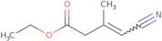 Ethyl 4-cyano-3-methylbut-3-enoate