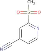 2-Methanesulfonylpyridine-4-carbonitrile