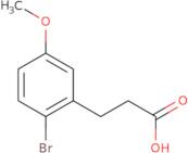 3-(2-Bromo-5-methoxyphenyl)propanoic acid