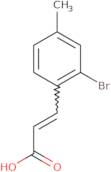 (2E)-3-(2-Bromo-4-methylphenyl)prop-2-enoic acid